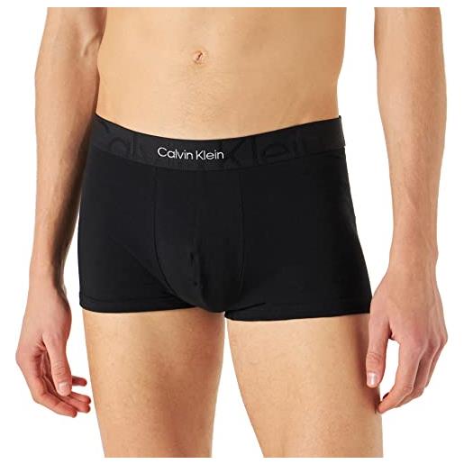Calvin Klein Jeans calvin klein pantaloncino boxer uomo cotone elasticizzato, nero (black), xl