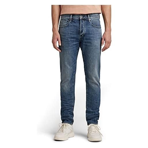 G-STAR RAW 3301 slim fit jeans, jeans uomo, blu (faded santorini 51001-c911-c767), 32w / 30l
