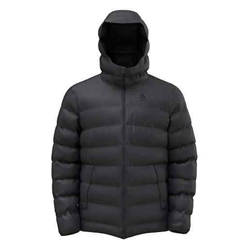 Odlo giacca isolante ascent n-thermic con cappuccio, zaffiro scuro, s uomo