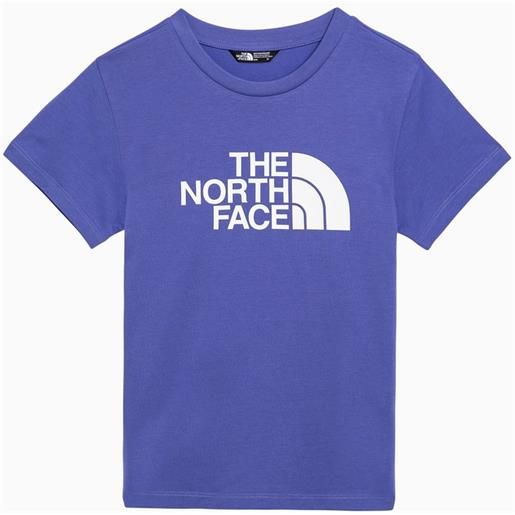 The North Face t-shirt blu in misto cotone con logo