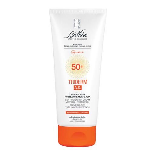 Bionike triderm ad crema solare spf50+ 200 ml