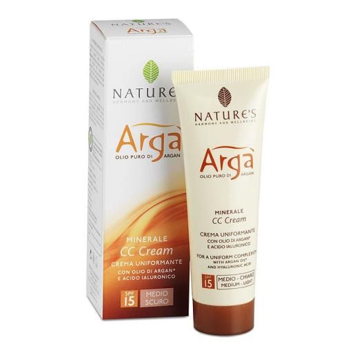 Nature's arga' cc cream viso medio scura 50 ml nature's