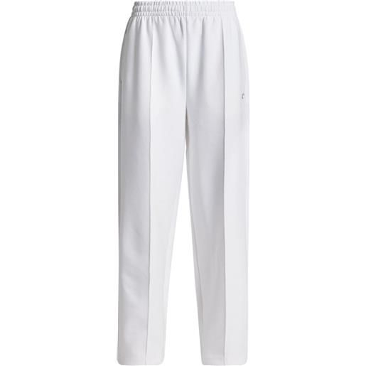 Lacoste pantaloni sportivi a gamba ampia - bianco