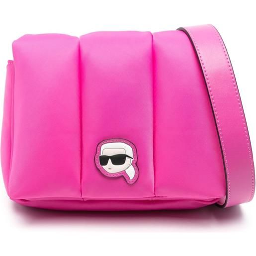 Karl Lagerfeld borsa a tracolla ikonik 2.0. - rosa