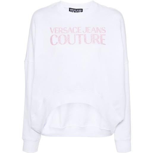 Versace Jeans Couture felpa con stampa - bianco