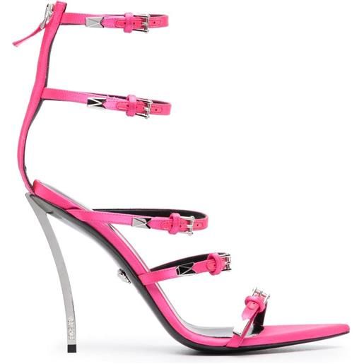 Versace sandali pin-point 120mm - rosa