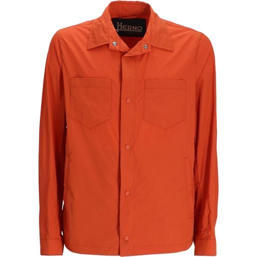 Herno camicia con tasche - arancione