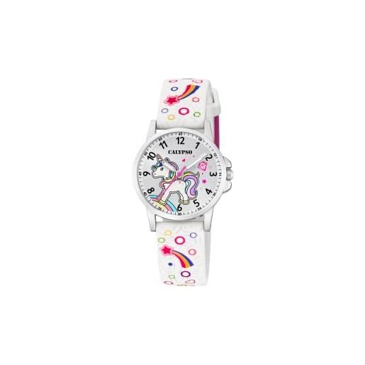 Calypso watches orologio analogico quarzo unisex bambini con cinturino in plastica k5776/4