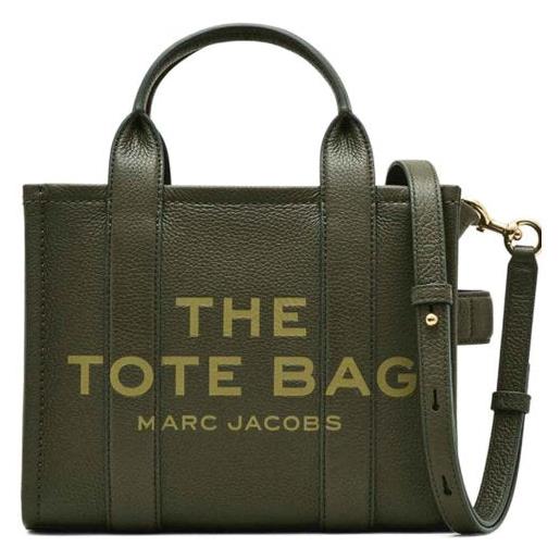 Marc Jacobs borsa con manico dorato con logo