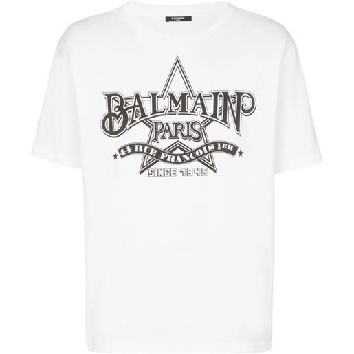 Balmain star print t-shirt straight fit