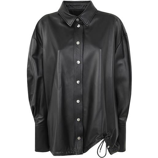 THE ATTICO oversized shirt with coulisse