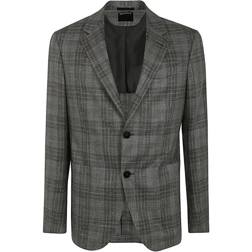 ZEGNA wool and silk blend jacket