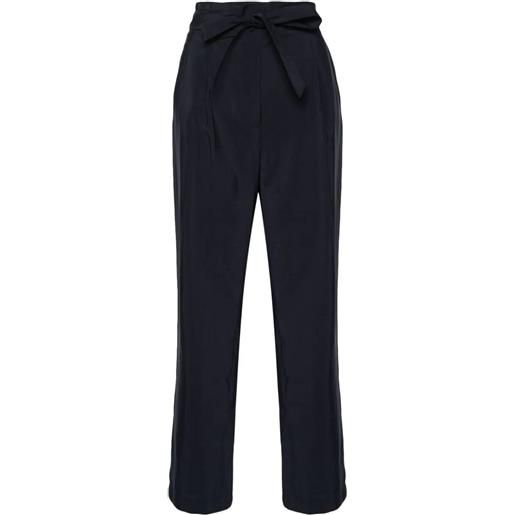 EMPORIO ARMANI modal pants with coulisse