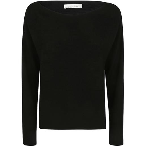 LIVIANA CONTI long sleeves asymmetric sweater