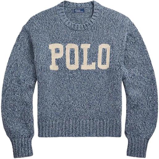 POLO RALPH LAUREN crew neck sweater with polo written