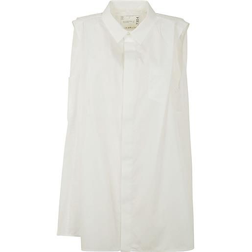 SACAI cotton poplin shirt dress