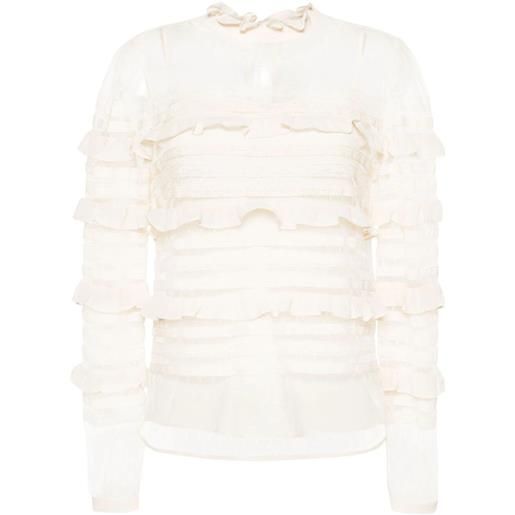 TWINSET long sleeves laced shirt