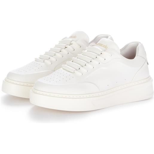 BARRACUDA | sneakers slip-on phoneix pelle bianco
