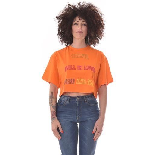 I Blues t-shirt in cotone arancio