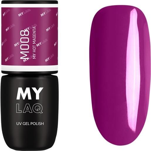 Mylaq smalto ibrido 5 ml my hot magenta