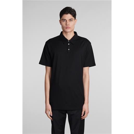 Roberto Collina polo in cotone nero