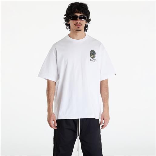 A BATHING APE camo stone ape head relaxed fit tee white
