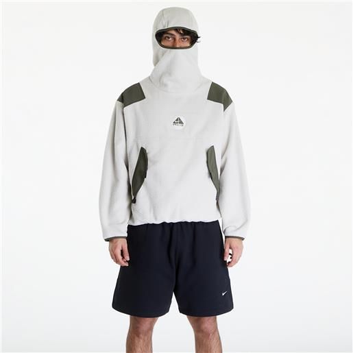 Nike acg men's balaclava retro fleece pullover light bone/ cargo khaki/ black/ cargo khaki