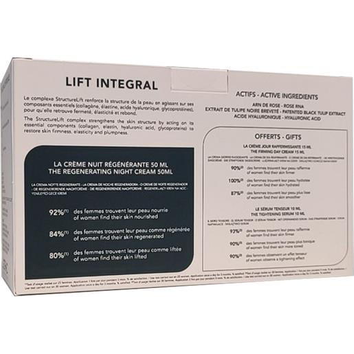 Lierac lift integral cofanetto crema notte 50ml + crema giorno 15ml + siero tensore 10ml