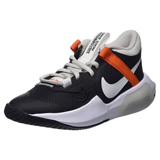 Nike air zoom crossover, big kids' basketball shoes, black/summit white-light bone, 32 eu