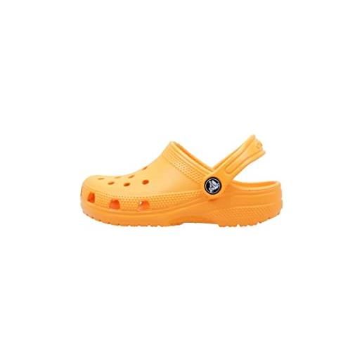 Crocs classic clog k, zoccoli unisex - bambini e ragazzi, marbled navy multi, 30 eu