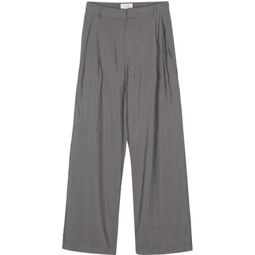 Tela pantaloni dritti - grigio
