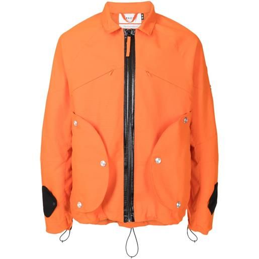 PACE giacca-camicia con borchie - arancione