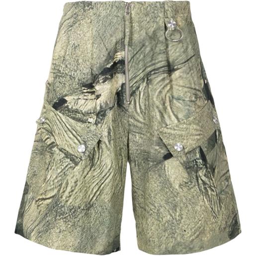 PACE shorts con zip - verde