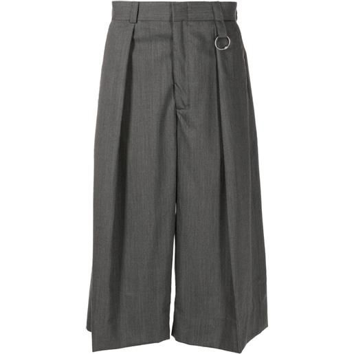 PACE shorts con pieghe - grigio