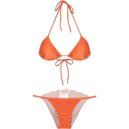 Adriana Degreas set bikini a triangolo - arancione