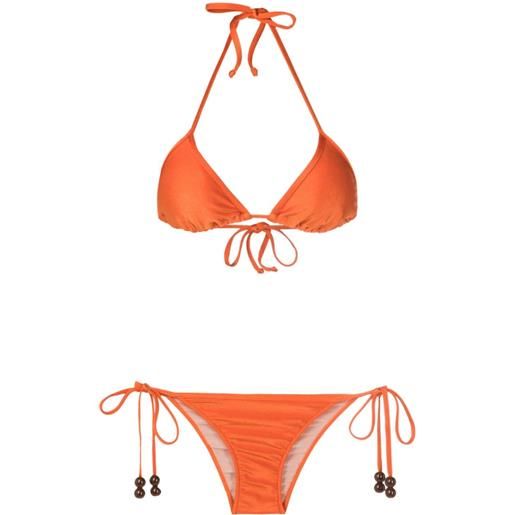Adriana Degreas set bikini con decorazione - arancione
