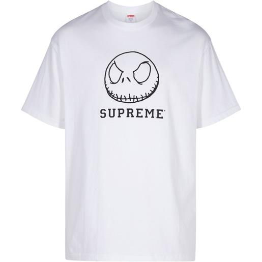 Supreme t-shirt skeleton - bianco