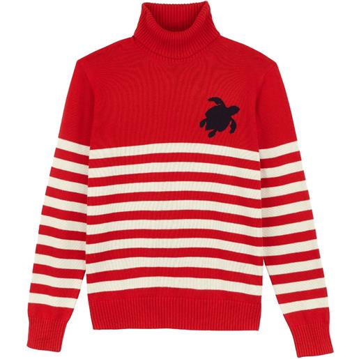 Vilebrequin maglione con logo - rosso