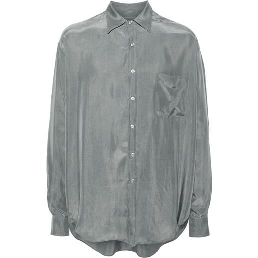 The Frankie Shop camicia leland - grigio