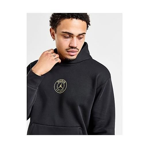 Jordan paris saint germain fleece pullover hoodie, black