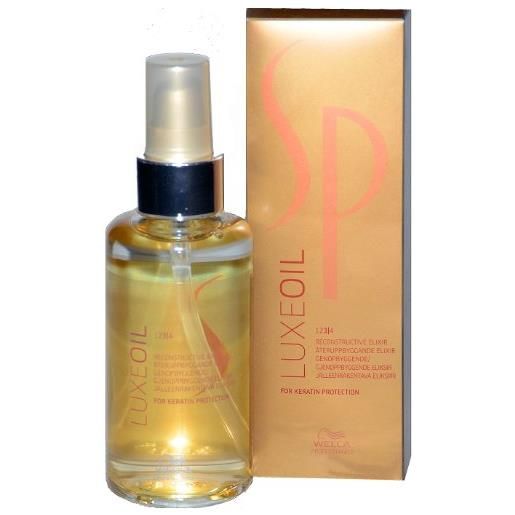 Wella luxeoil for kertain hair protection 100 ml with wooden comb