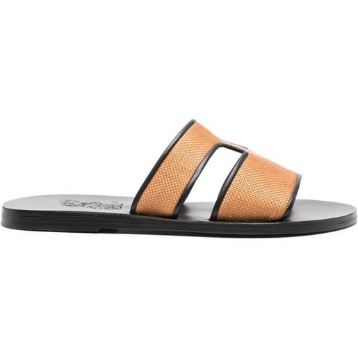 Ancient Greek Sandals sandali slides apteros - toni neutri