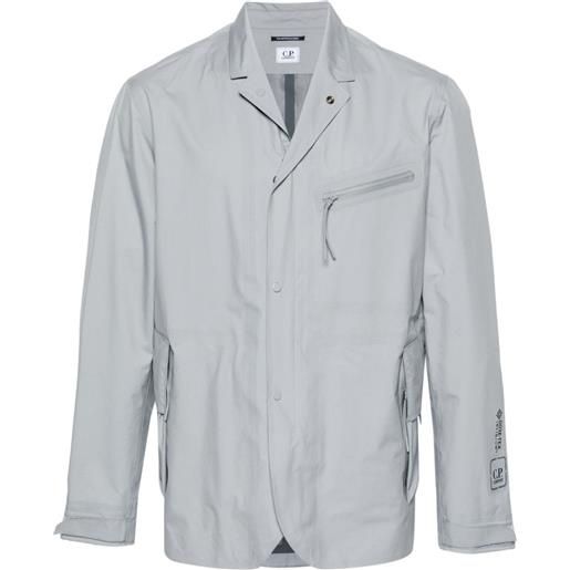 C.P. Company blazer gore-tex con revers a lancia - grigio