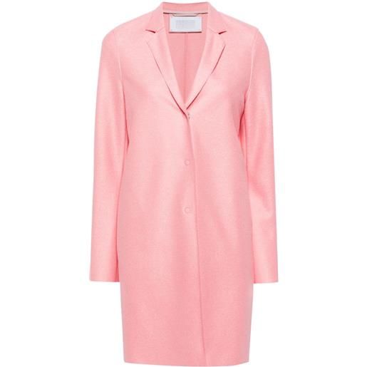 Harris Wharf London cappotto monopetto - rosa