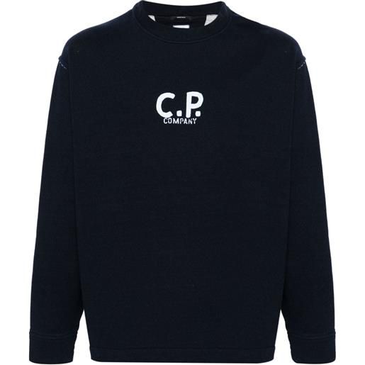 C.P. Company felpa con stampa - blu
