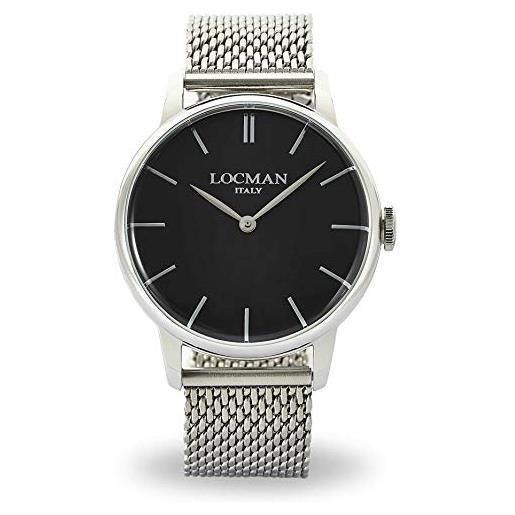 Locman orologio solo tempo uomo Locman 1960 casual cod. 0251v01-00bknkb0