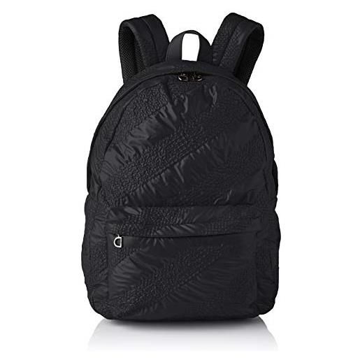 Desigual fabric backpack big, zaino donna, nero, m