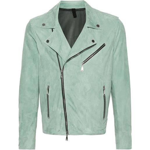 Tagliatore giacca con zip - verde