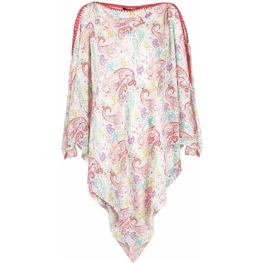 ETRO blusa con stampa paisley - bianco