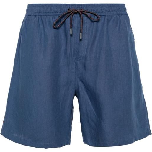 Sease shorts con coulisse - blu